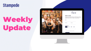 Weekly update from Stampede featuring Gift Cards and Marketing