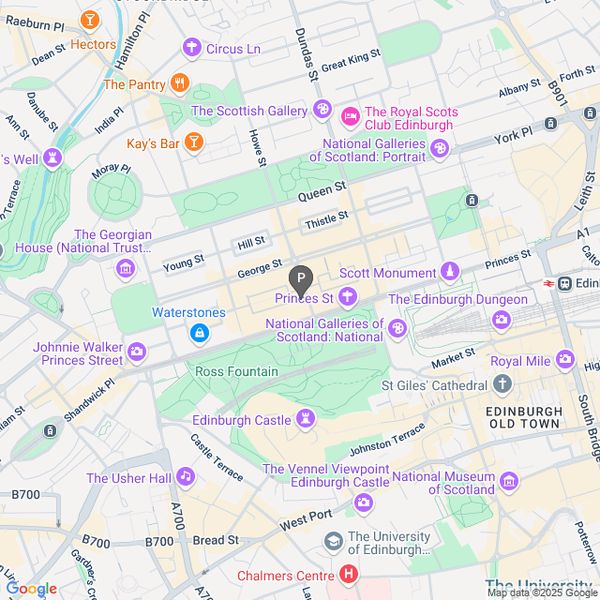 map representation for Five Guys