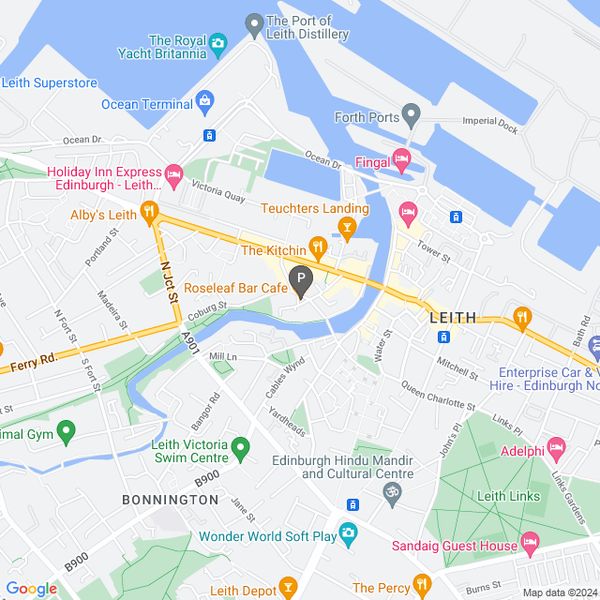 map representation for Roseleaf Bar Cafe